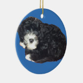 Portugees waterhondenornament keramisch ornament (Rechts)