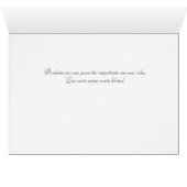 Portugees: Wedding/Casamento: Parabéns aos noivos (Binenzijde Horizontaal (Onderkant))