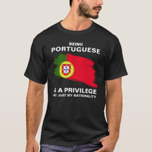 Portugees zijn is een voorrecht (personaliseren) t-shirt
