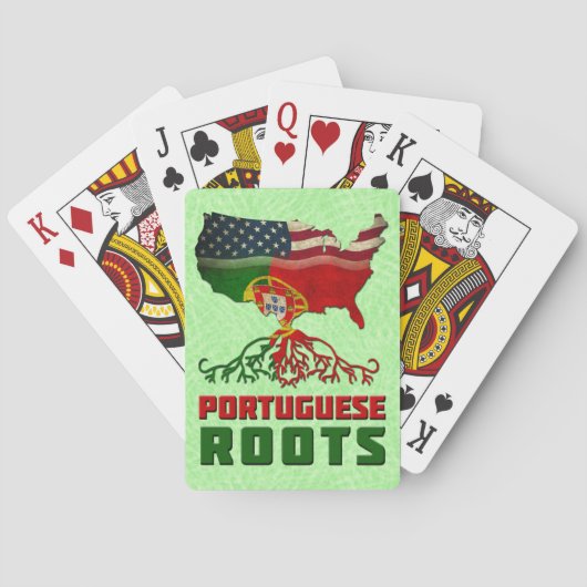 Portugese Amerikaanse rots Pokerkaarten (Achterkant)