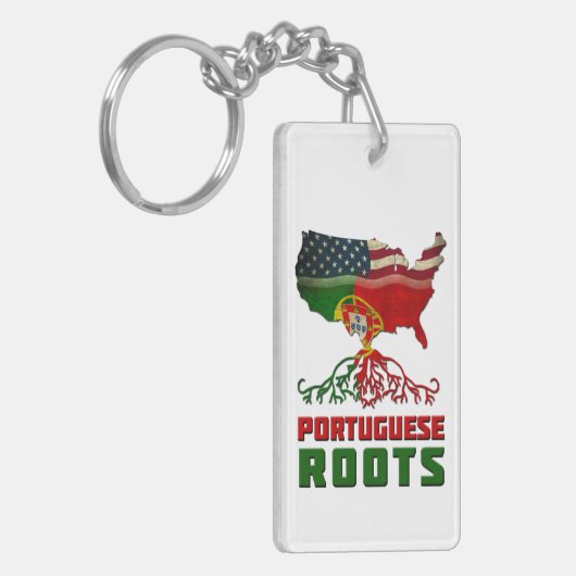 Portugese Amerikaanse rots Sleutelhanger (Voorkant Links)