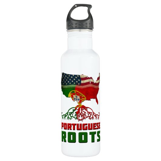 Portugese Amerikaanse rots Waterfles (Voorkant)