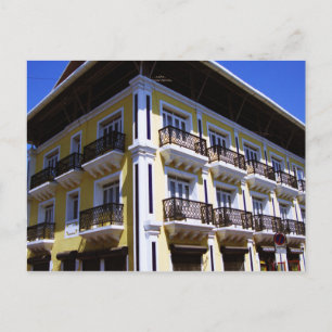 Portugese architectuur in Goa India Briefkaart