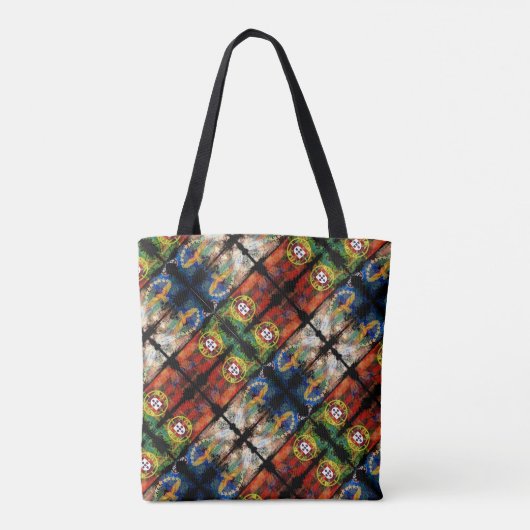 Portugese Azoren vlaggenTote Tote Bag (Achterkant)