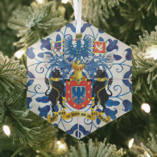 Portugese Azoren volkskunst Glas Ornament