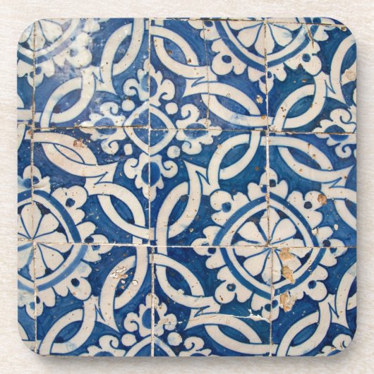  portugese azulejo bier onderzetter (Voorkant)