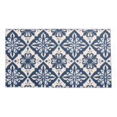Portugese Azulejo Blauw en Wit Kussensloop (Achterkant-Links)