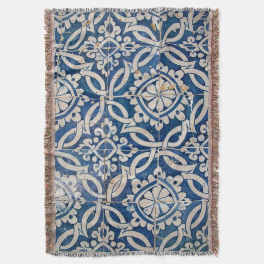  portugese azulejo deken (Voorkant Verticaal)