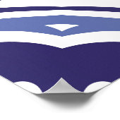 Portugese azulejo-keramiek voor sierdoeleinden. Mi Poster (Hoek)