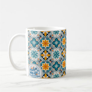 Portugese Azulejo-mok – Traditioneel tegelpatroon Koffiemok