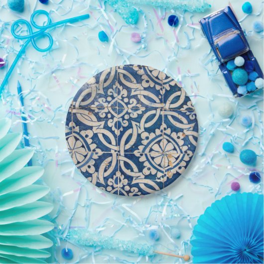  portugese azulejo papieren bordje (Feest)