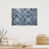 portugese azulejo poster (Keuken)