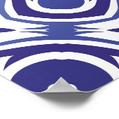 Portugese  azulejo-tegels. Minimale vormgeving. Poster (Hoek)