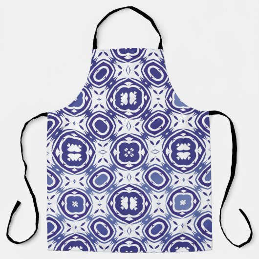 Portugese azulejo-tegels. Minimale vormgeving. Schort (Voorkant)