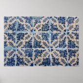 Portugese Azulejo-tegels Poster (Voorkant)