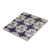 portugese azulejo tegeltje (Zijkant)