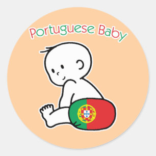 Portugese Baby Ronde Sticker