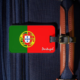 Portugese Bagagelabels, patriottische Portugese vl Bagagelabel