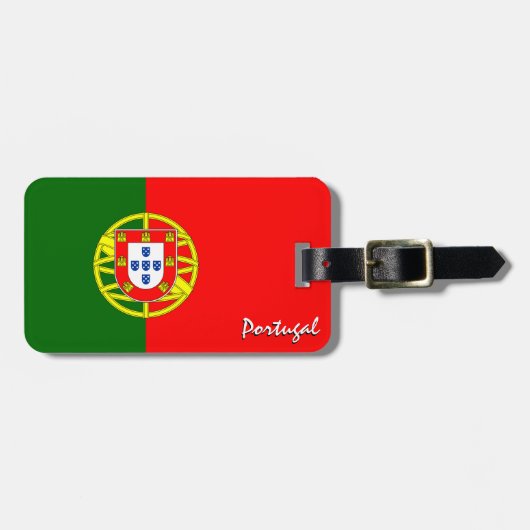 Portugese Bagagelabels, patriottische Portugese vl Bagagelabel (Voorkant horizontaal)