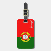 Portugese Bagagelabels, patriottische Portugese vl Bagagelabel (Voorkant verticaal)