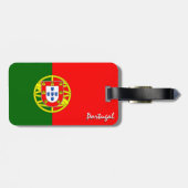 Portugese Bagagelabels, patriottische Portugese vl Bagagelabel (Achterkant horizontaal)