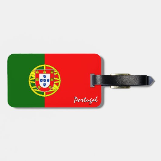 Portugese Bagagelabels, patriottische Portugese vl Bagagelabel (Achterkant horizontaal)