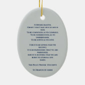 Portugese blauwe en witte tegels met engelen keramisch ornament (Achterkant)