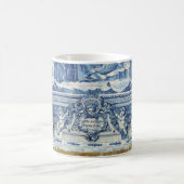 Portugese blauwe en witte tegels met engelen koffiemok (Center)