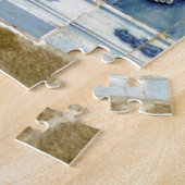 Portugese blauwe en witte tegels met engelen legpuzzel (Zijkant)