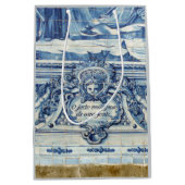 Portugese blauwe en witte tegels met engelen medium cadeauzakje (Voorkant)