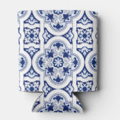 Portugese blauwe koelbox blikjeskoeler (Achterkant)