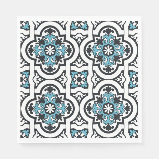 Portugese blauwe luiers servet (Voorkant)