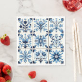 Portugese blauwe luiers servet (Insitu)