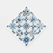 Portugese blauwe luiers servet (Hoek)