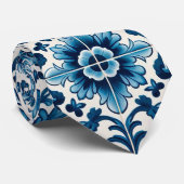 Portugese blauwe stropdas (Opgerold)