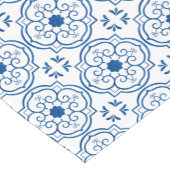 Portugese blauwe teeltwater korte tafelloper (Hoek)