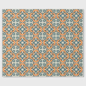 Portugese blauwe tegel cadeaupapier (Vlak)