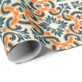 Portugese blauwe tegel cadeaupapier (Rol Hoek)