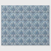 Portugese blauwe tegel cadeaupapier (Vlak)