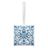 Portugese blauwe tegel decoratie (Rechts)