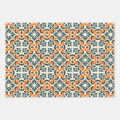 Portugese blauwe tegel inpakpapier vel (Voorkant 3)