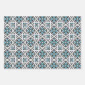 Portugese blauwe tegel inpakpapier vel (Voorkant 2)