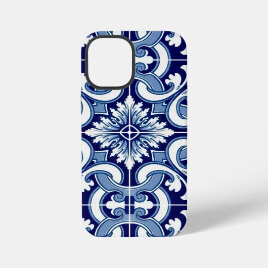 Portugese blauwe tegel iPhone hoesje (Achterkant)