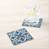 Portugese blauwe tegel kartonnen onderzetters (Insitu)