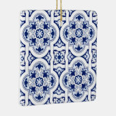 Portugese blauwe tegel keramisch ornament (Rechts)