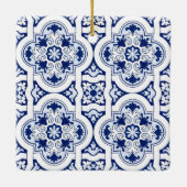 Portugese blauwe tegel keramisch ornament (Achterkant)