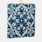 Portugese blauwe tegel keramisch ornament (Rechts)