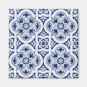 Portugese blauwe tegel magneet (Voorkant)