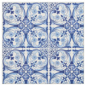 Portugese blauwe tegel stof (Swatch)