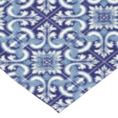 Portugese blauwe tegel tafelkleed (Gekanteld)